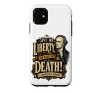 Carcasa para iPhone 11 Patrick Henry Give Me Liberty or Death Cita histórica
