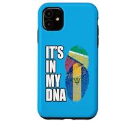 Carcasa para iPhone 11 Patrimonio de la Bandera de ADN de Barbados y Guyana