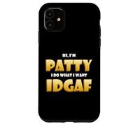 Carcasa para iPhone 11 Patty Joke Idgaf Meme Cute Halloween Costume For Patricia