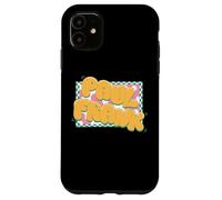 Carcasa para iPhone 11 Paul Frank - Marco de Cuadros (diseño de Burbuja), Color Amarillo