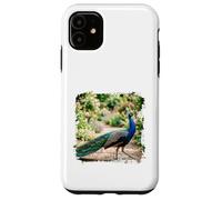 Carcasa para iPhone 11 Pavo Real Jardín Pájaro Elegante Naturaleza Vida Silvestre Es