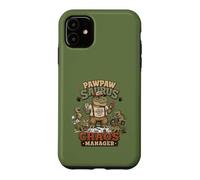 Carcasa para iPhone 11 Pawpaw Saurus Chaos Manager Abuelo Papá Broma Vintage
