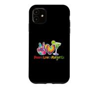 Carcasa para iPhone 11 Peace Love Margarita Happy Cinco de Mayo - Bebida Mexicana
