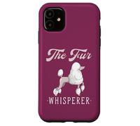 Carcasa para iPhone 11 Peluquería Divertida de Perro caniche Recortado The Fur Whisperer