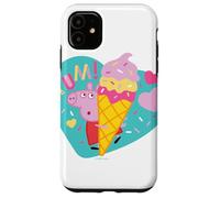 Carcasa para iPhone 11 Peppa Pig Yum Ice Cream