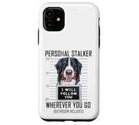 Carcasa para iPhone 11 Perro acosador Personal de Berna, Perro de montaña I Will Follow You