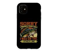 Carcasa para iPhone 11 Pesca Estoy en la Otra línea de Pesca