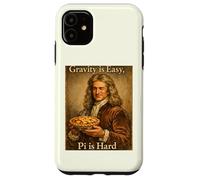 Carcasa para iPhone 11 Pi Day Gravity is Easy Pi es difícil Divertido Newton Science Pun