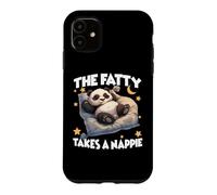 Carcasa para iPhone 11 Pijama de Panda el Panda Gordo Toma una Siesta por la mañana