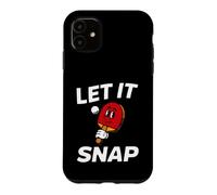 Carcasa para iPhone 11 Ping Pong Table Tennis Let It Snap Retro Paddle