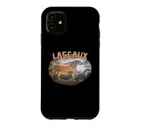 Carcasa para iPhone 11 Pintura de la Cueva de Lascaux Arte prehistórico Caballos Arte Parietal