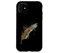 Carcasa para iPhone 11 Pluma Colorida del Arte de la Acuarela de la India de los nativos