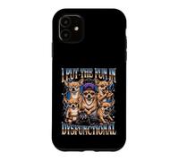 Carcasa para iPhone 11 Pongo la diversión en una pandilla disfuncional de Chihuahuas