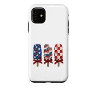 Carcasa para iPhone 11 Popsicle Patriotic Stars Stripes USA