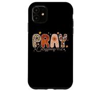 Carcasa para iPhone 11 Pray Colosenses 4:2 Tema de otoño