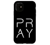 Carcasa para iPhone 11 Pray God Jesus Christ Faith Prayer Religious Christian