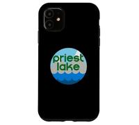 Carcasa para iPhone 11 Priest Lake Idaho ID Nature Vacation Design