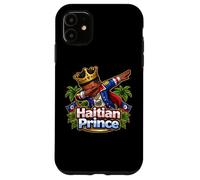 Carcasa para iPhone 11 Príncipe haitiano Dabbing Día de la Bandera de Haití Orgullosos Niños