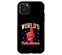 Carcasa para iPhone 11 Pro #1 Public Librarian World - Gráfico de Dedos de Espuma número uno