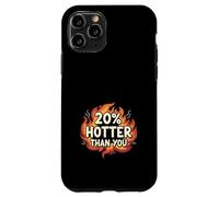 Carcasa para iPhone 11 Pro 20% Hotter Than You Llamas Divertido Sarcástico