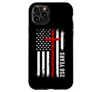 Carcasa para iPhone 11 Pro 250 Years Christian Faith Cross 1776-2026 Birthday American