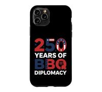 Carcasa para iPhone 11 Pro 250 Years of BBQ Diplomacy Funny 4th of July Anniversary
