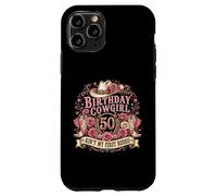 Carcasa para iPhone 11 Pro 50th Birthday Cowgirl 50 Year Old Country Western Girl Women