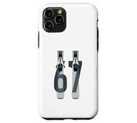 Carcasa para iPhone 11 Pro 67 esquís Camiseta Meme Six Seven Sudaderas Sudadera con Capucha 6-7