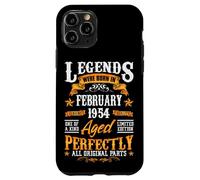 Carcasa para iPhone 11 Pro 72.o cumpleaños Leyendas Vintage Nacido en 1954 72 años