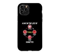 Carcasa para iPhone 11 Pro A Day In The Life of Type 1 Diabetes Awareness Diabetic Gift