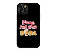 Carcasa para iPhone 11 Pro A Juego Boba Tea Love Okay But First Boba