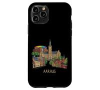 Carcasa para iPhone 11 Pro Aarhus Dinamarca Viaje Souvenir City Monumento Regalo