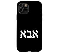 Carcasa para iPhone 11 Pro Abba Padre Letras Hebreas Biblico Papá Israel Verso de la Biblia