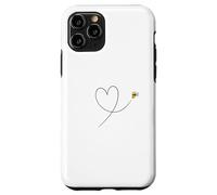 Carcasa para iPhone 11 Pro Abeja Volar Un Corazón Animales Natural
