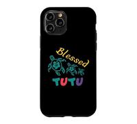 Carcasa para iPhone 11 Pro Abuela tutú Hawaiana bendita con Tortugas Marinas de Honu