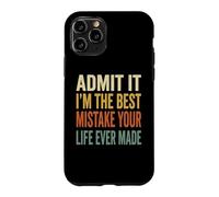 Carcasa para iPhone 11 Pro Admit It Im The Best Mistake Funny Retro Parejas Cita