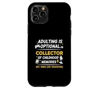 Carcasa para iPhone 11 Pro Adulting is Optional Funny Collector Infancia Kidults
