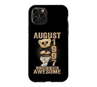 Carcasa para iPhone 11 Pro Agosto 1997 29 cumpleaños 2026 Mujer 29 años Oso de Peluche