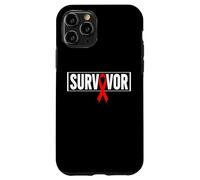Carcasa para iPhone 11 Pro Aids Survivor VIH Red Ribbon Aids Warrior - Día Mundial del SIDA