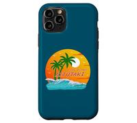 Carcasa para iPhone 11 Pro Aitutaki Palmeras Islas Cook Sol Pacífico Sur Polinesia