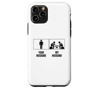 Carcasa para iPhone 11 Pro Ajedrez Jugador Tu Marido Mi Esposo Esposa Divertido Ajedrez