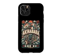 Carcasa para iPhone 11 Pro Akihabara Mecánica Koi Futuro Distrito Tokio Japón Gráfico