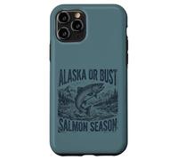 Carcasa para iPhone 11 Pro Alaska or Bust Salmon Season Fishing Angler Adventure