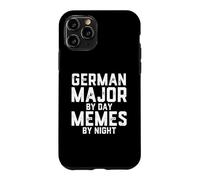 Carcasa para iPhone 11 Pro Alemán Mayor De Día Memes Noche Estudiante De Filología Germánica