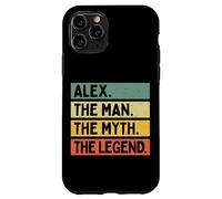 Carcasa para iPhone 11 Pro Alex The Man The Myth The Legend - Cita Personalizada Divertida