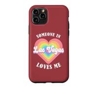 Carcasa para iPhone 11 Pro Alguien en Las Vegas me ama City Heart