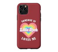 Carcasa para iPhone 11 Pro Alguien en Little Rock Me ama City Heart
