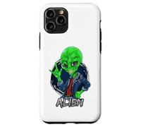 Carcasa para iPhone 11 Pro Alien Rockstar Funny Martian Outer Space Sci Fi Invasión