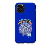 Carcasa para iPhone 11 Pro Alto Tráfico Portal Acceso Interdimensional Highway Alien