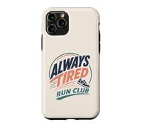 Carcasa para iPhone 11 Pro Always Tired Run Club Running Runner Jogging Maratón